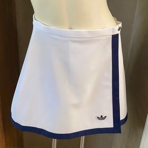 ADIDAS Tennis MINI Wrap SKIRT real VINTAGE 80's 90's Women’s size 12